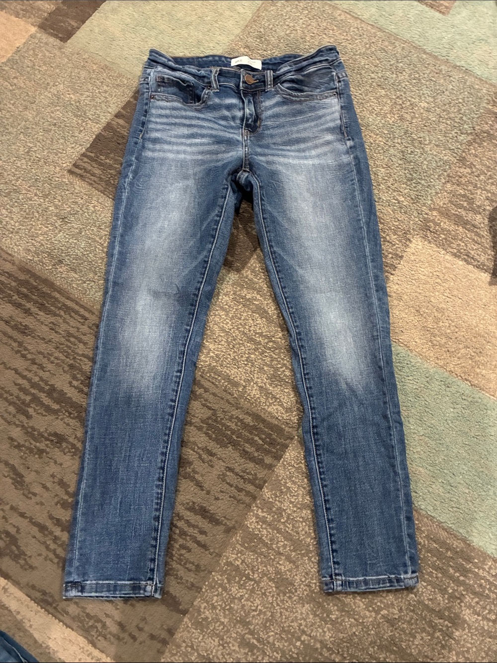 BKE Women's Washed Blue Skinny Jeans-Payton